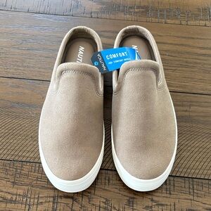 Nautica Light Brown Slip-On Sneakers